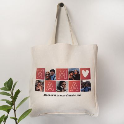 Personalisierbare Tasche Mama mit Bildern Personalisierbare Tasche Mama mit Bildern